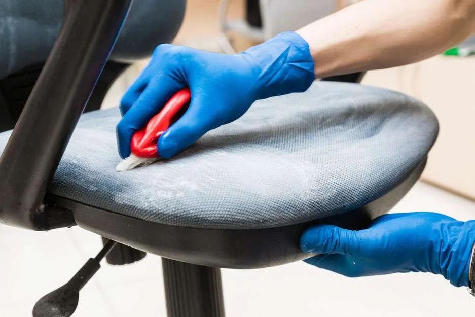 Freshen up office chair upholstery from stains and spills