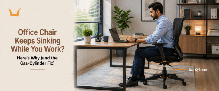 Office Chair Keeps Sinking While You Work? Here’s Why (and the Gas-Cylinder Fix)