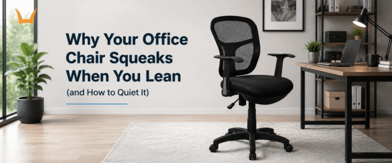 Why Your Office Chair Squeaks When You Lean (and How to Quiet It)