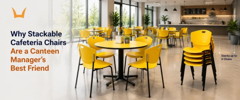 Why Stackable Cafeteria Chairs Are a Canteen Manager’s Best Friend