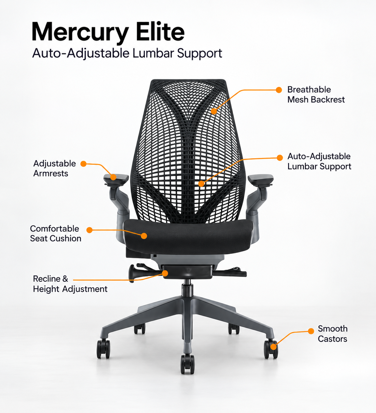 Mercury Elite Executive Chair
